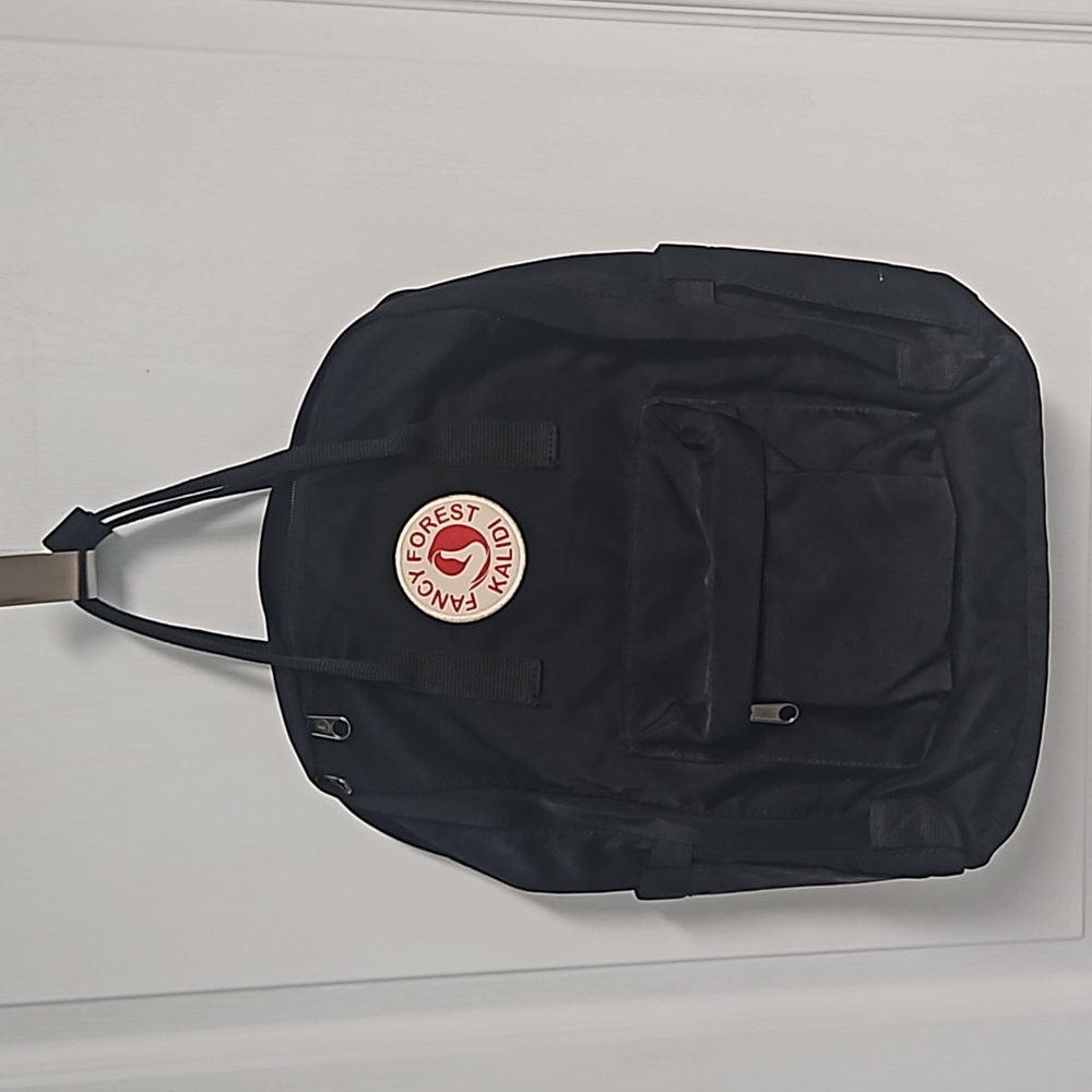 FANCY FOREST Kalidi Black Nylon Laptop Backpack